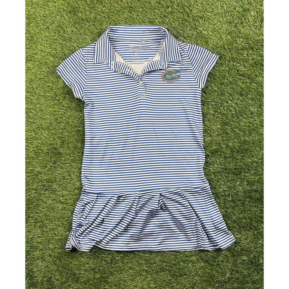 GARB INC toddler girl's Blue Florida Gators Polo Tennis Dress 4T ages 3-4